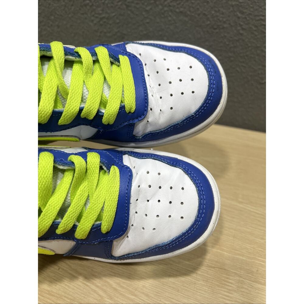 Nike Court Borough Low 2 SE Grade School Kids' Shoes Astronomy Blue Size 3.5Y - Picture 9 of 10